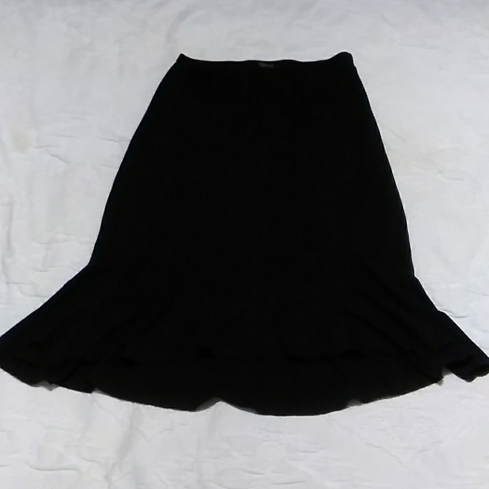 Black ruffle skirt for sale